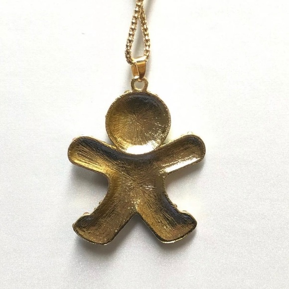 Christmas Gingerbread Man Betsey Johnson New - Picture 2 of 7